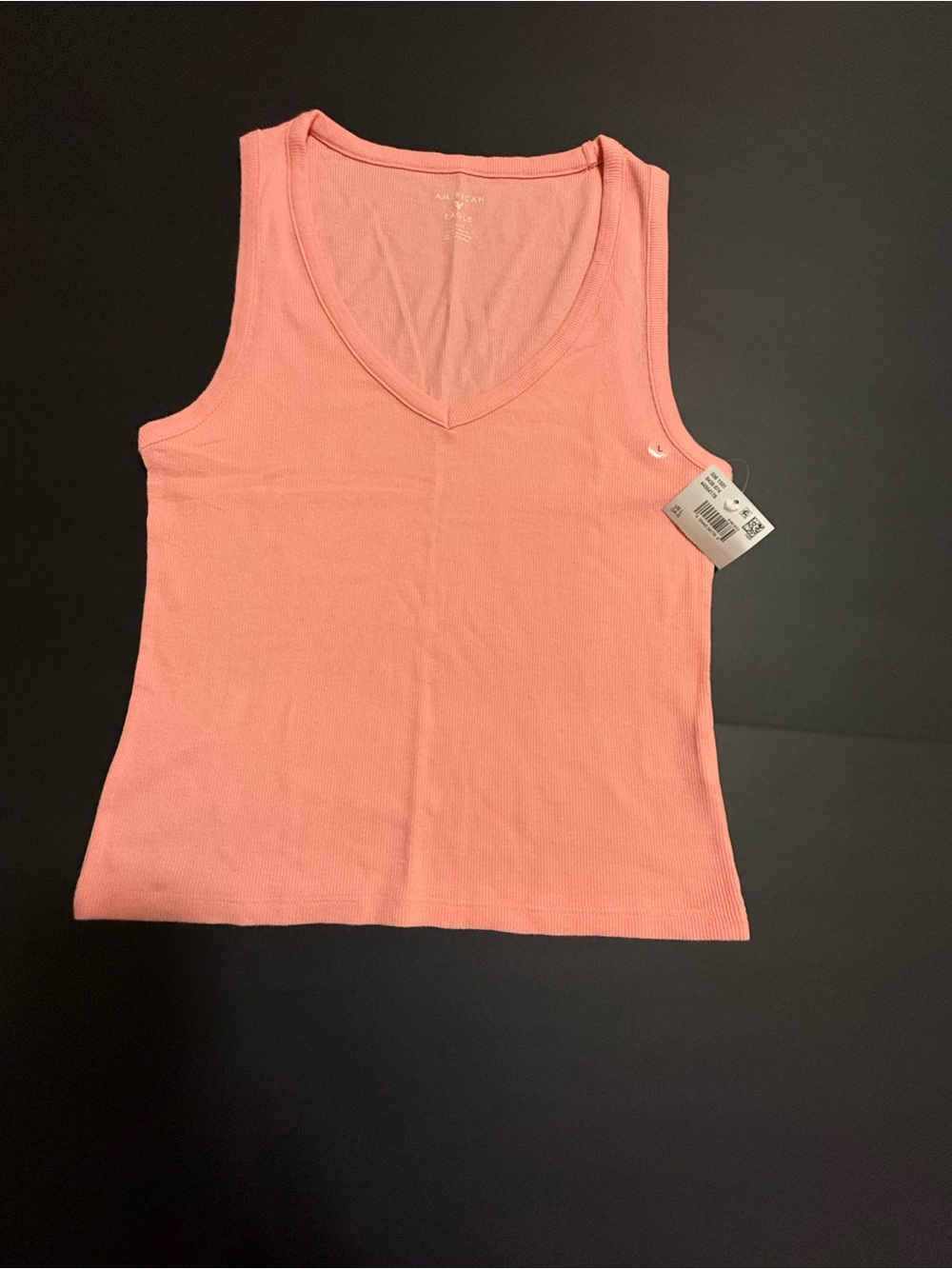 American Eagle Outfitters Coral Tank V-Neck